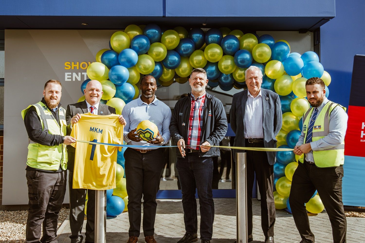 Football legends officially open MKM Aldershot