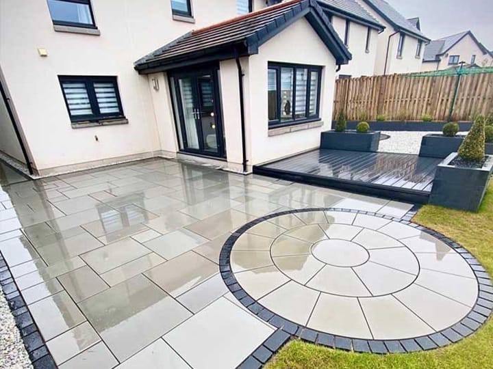 Crescent Stone Indian Paving