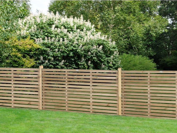 Slatted Panel Fencing