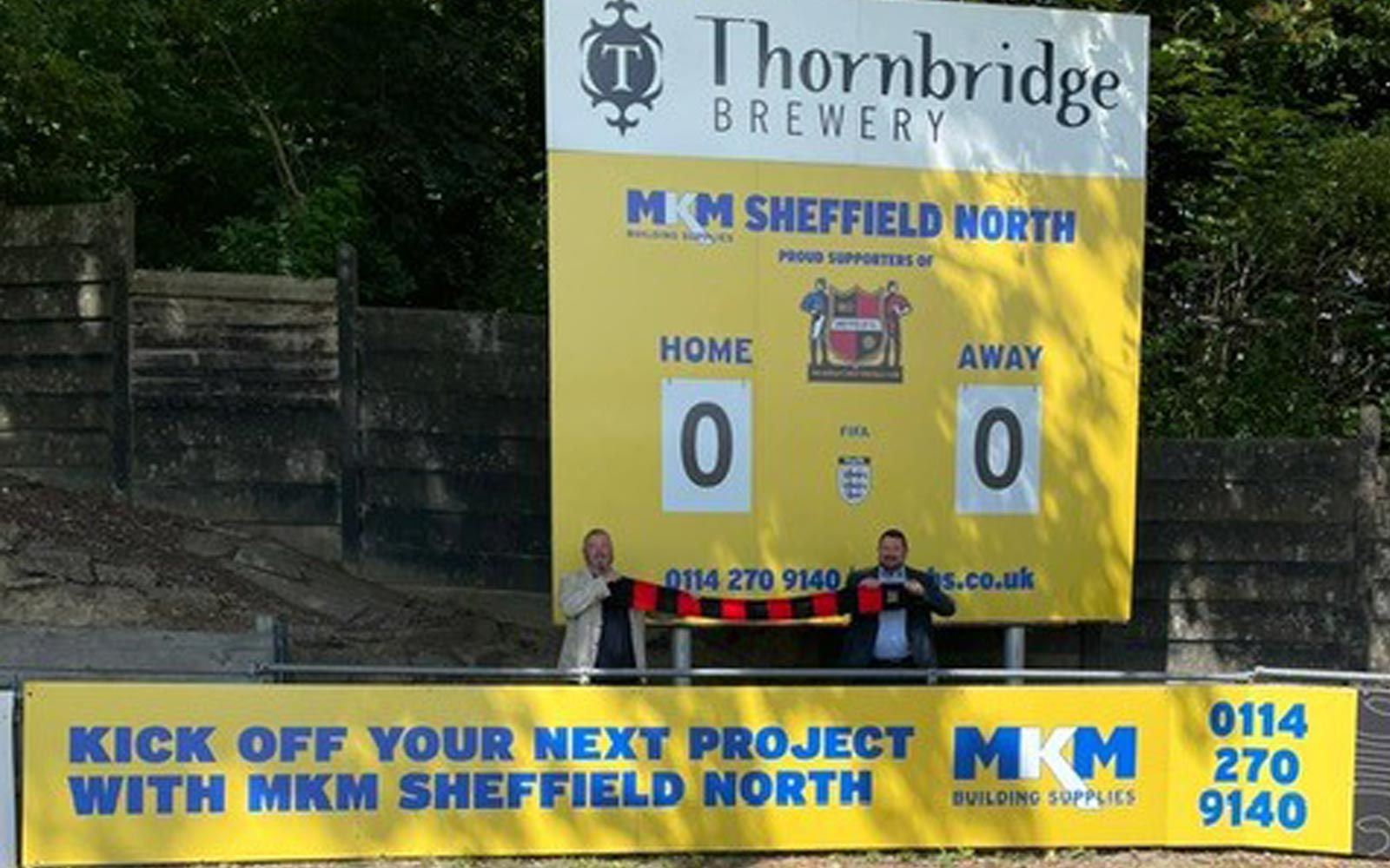 MKM Sheffield North strengthens community links with Sheffield FC sponsorship