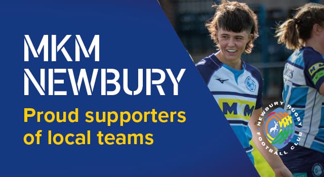 A promotional banner for MKM Newbury