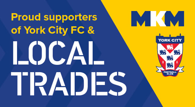 Promotional banner for York sponsorship