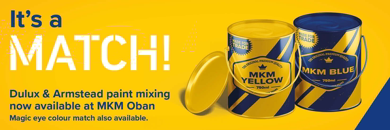 MKM Oban Dulux and Armstead Paint Mixing Service