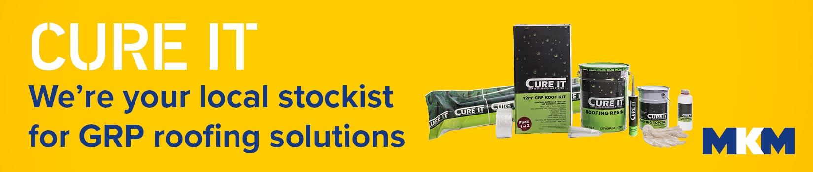 A promotional banner for MKM warrington