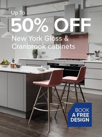 A promotional banner for Kitchens at MKM Sunderland