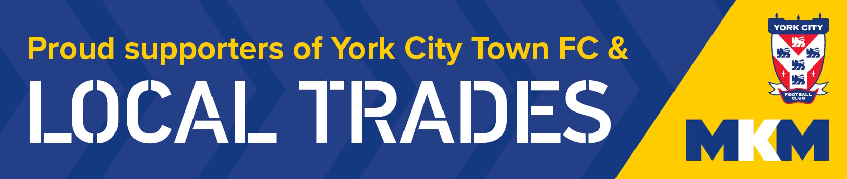 Promotional banner for York sponsorship