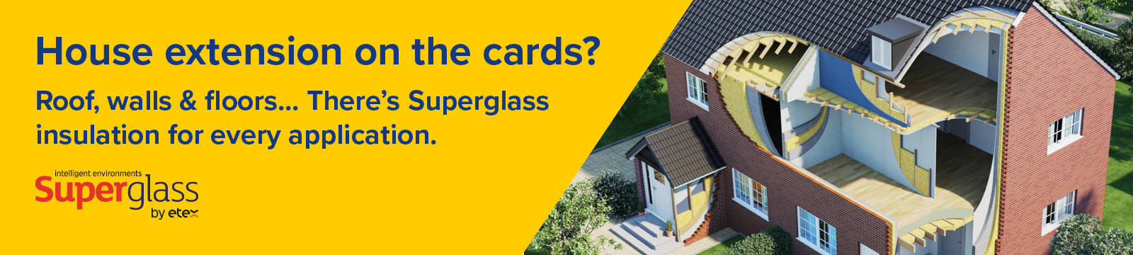 Superglass House Extensions Banner