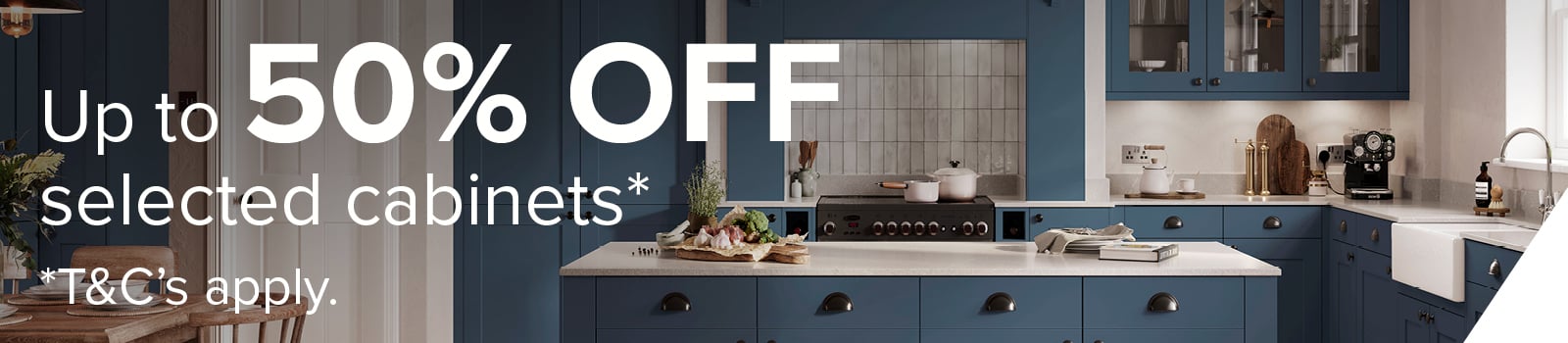 A promotional banner for the MKM Kitchen Offers