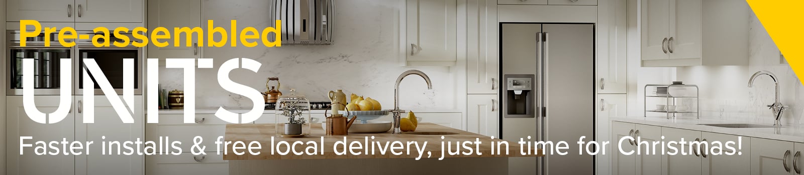 A promotional banner for MKM trade kitchens
