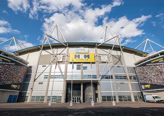 MKM Stadium, home of Hull City