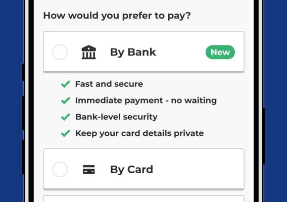 Pay your way, on your terms