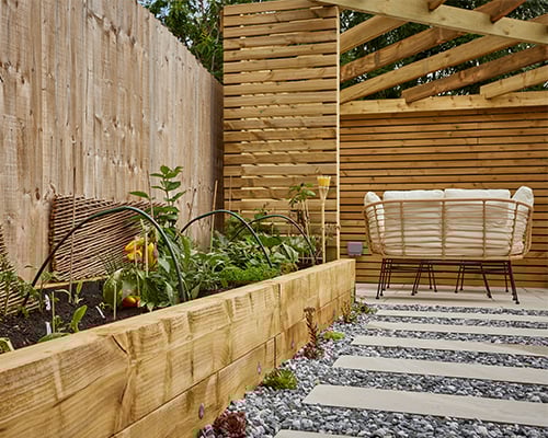 Paradise fence outlet solar lights