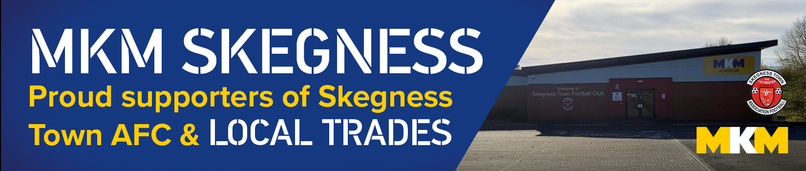 MKM partnership with Skegness Town Football Club