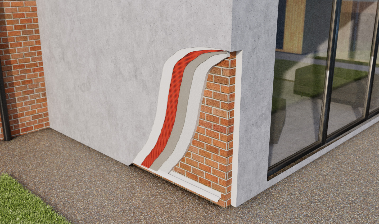 external wall insulation for keeping heat in
