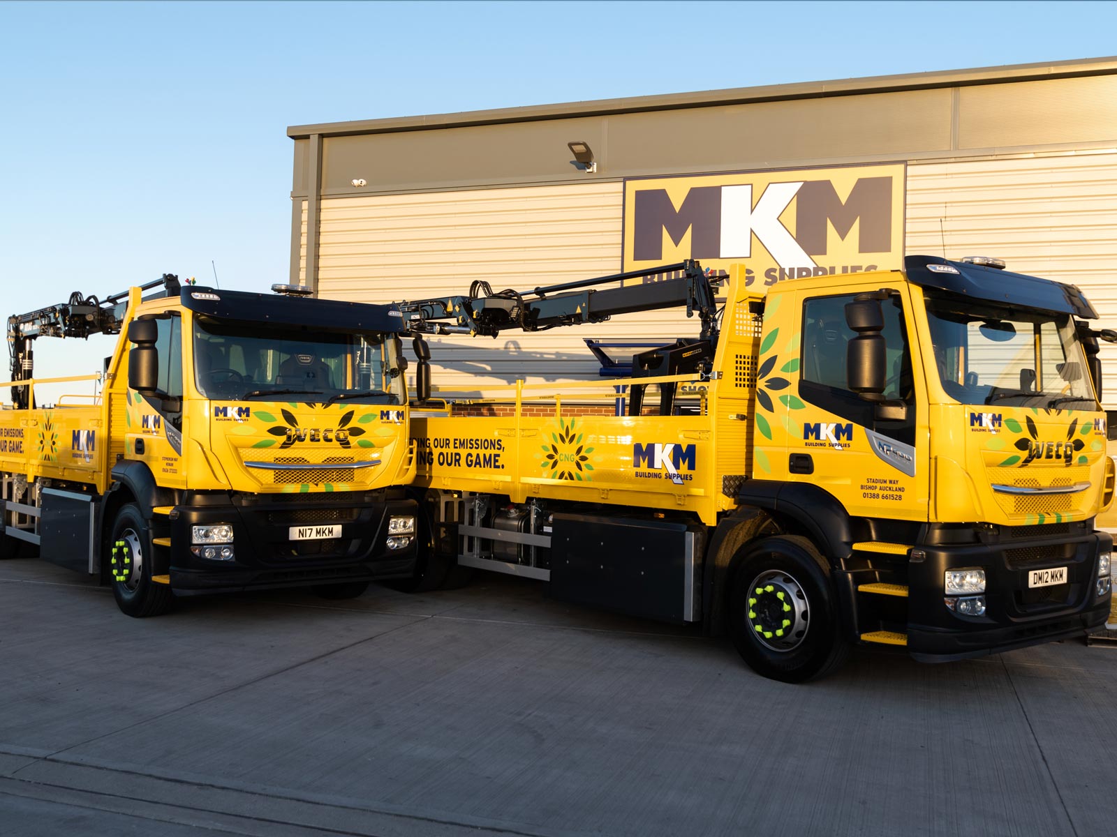 Two Newark MKM Trucks